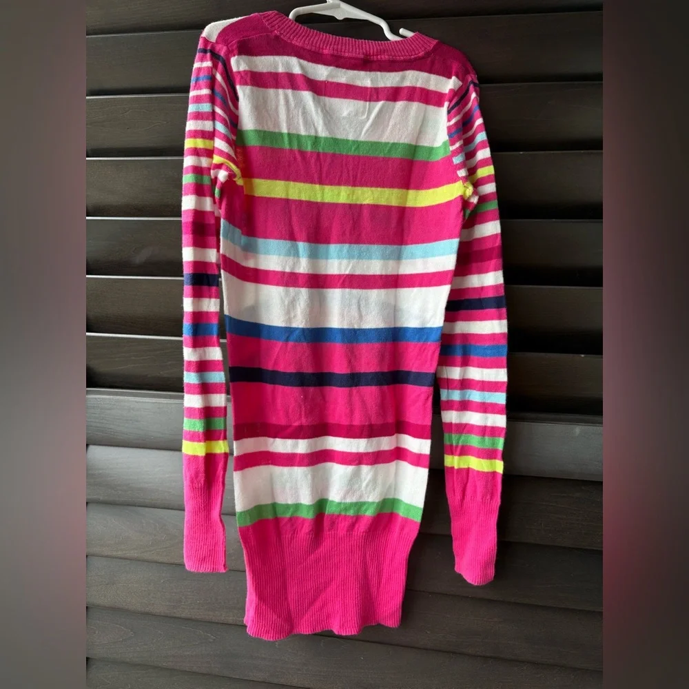 Justice Lot Of 3 Girls Long Sleeve Tops Size 10/12 Children’s Place Strip